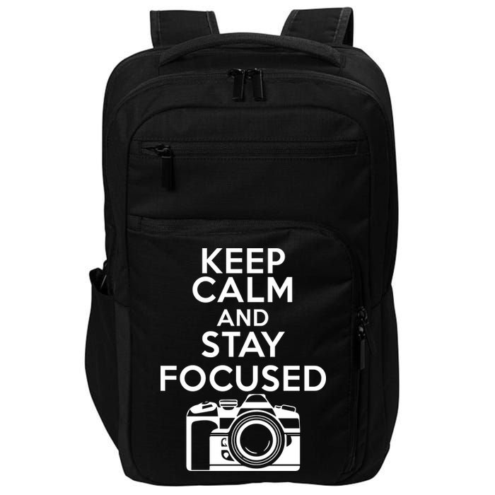 Keep Calm And Stay Focus Impact Tech Backpack