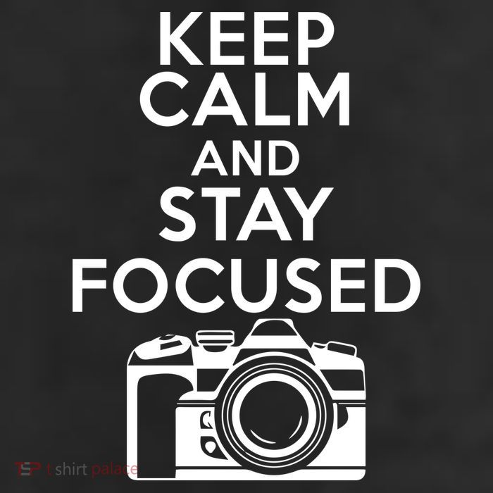 Keep Calm And Stay Focus 11oz C Handle Ceramic Mug