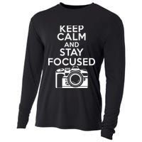 Keep Calm And Stay Focus Cooling Performance Long Sleeve Crew