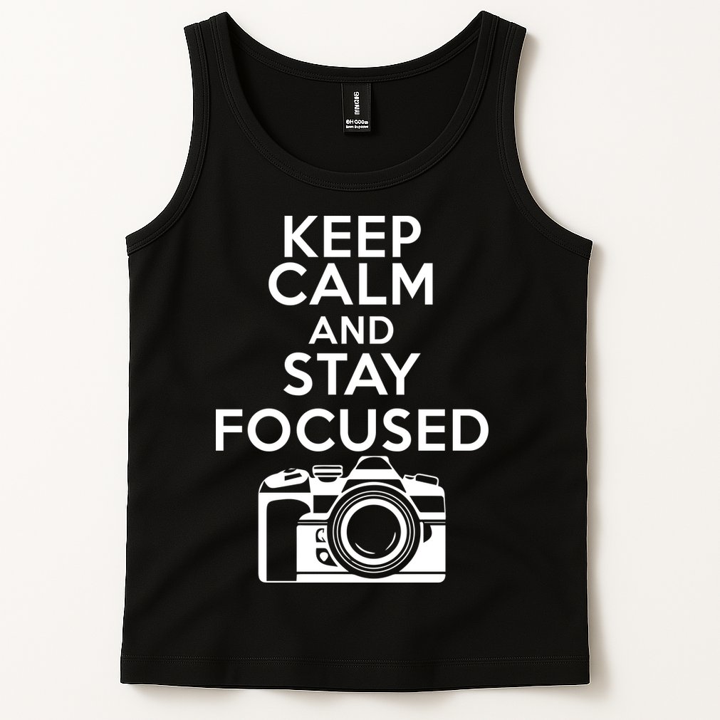 Keep Calm And Stay Focus Tank Top