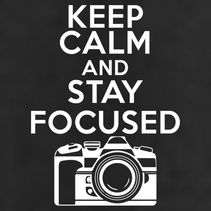 Keep Calm And Stay Focus Golf Towel