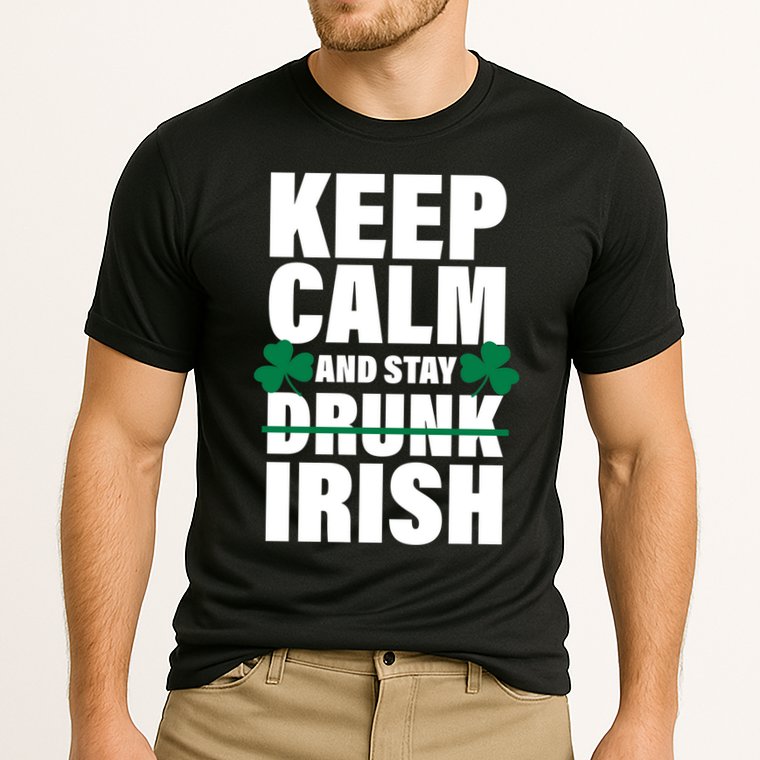 Keep Calm And Stay Irish Performance Shirt