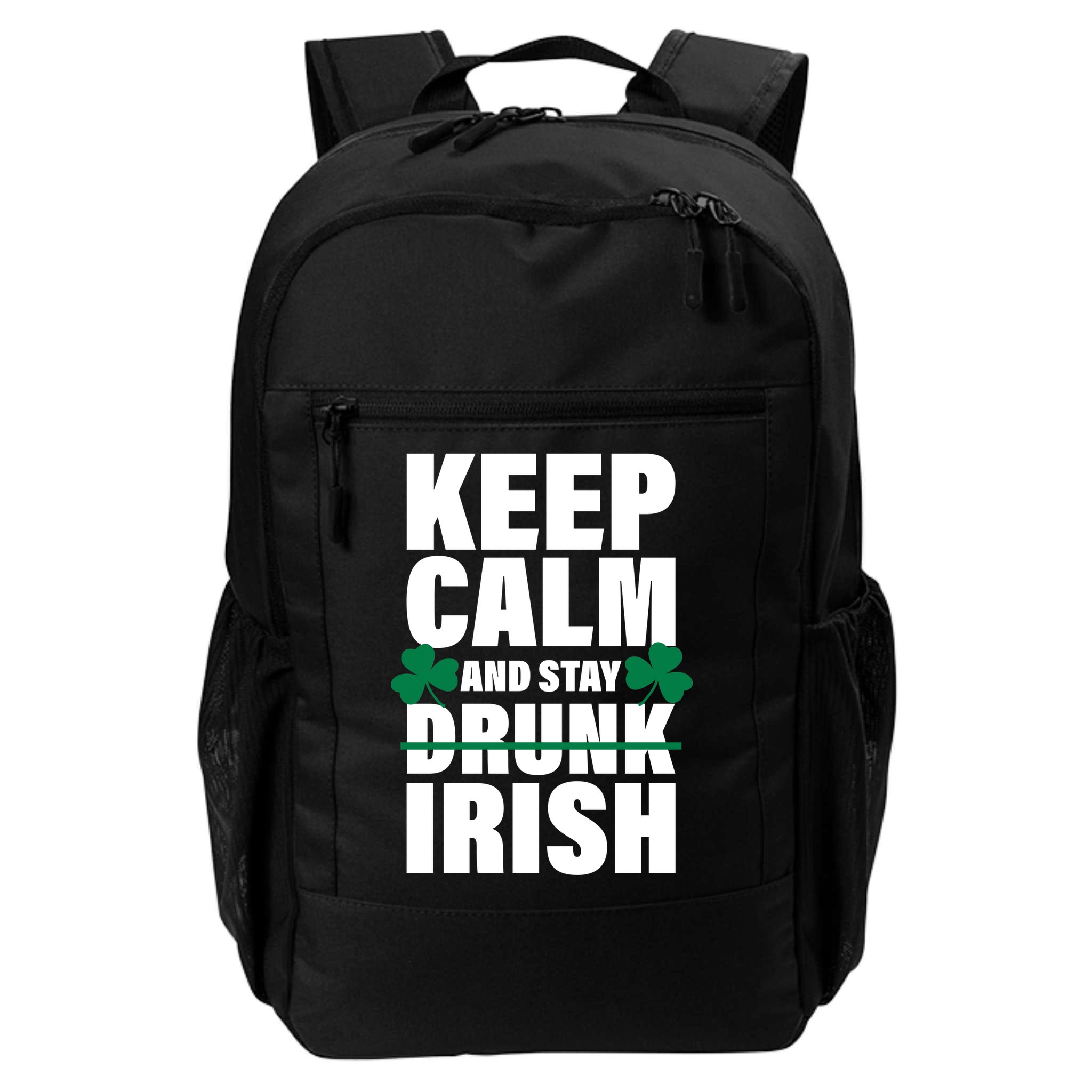 Keep Calm And Stay Irish Backpack