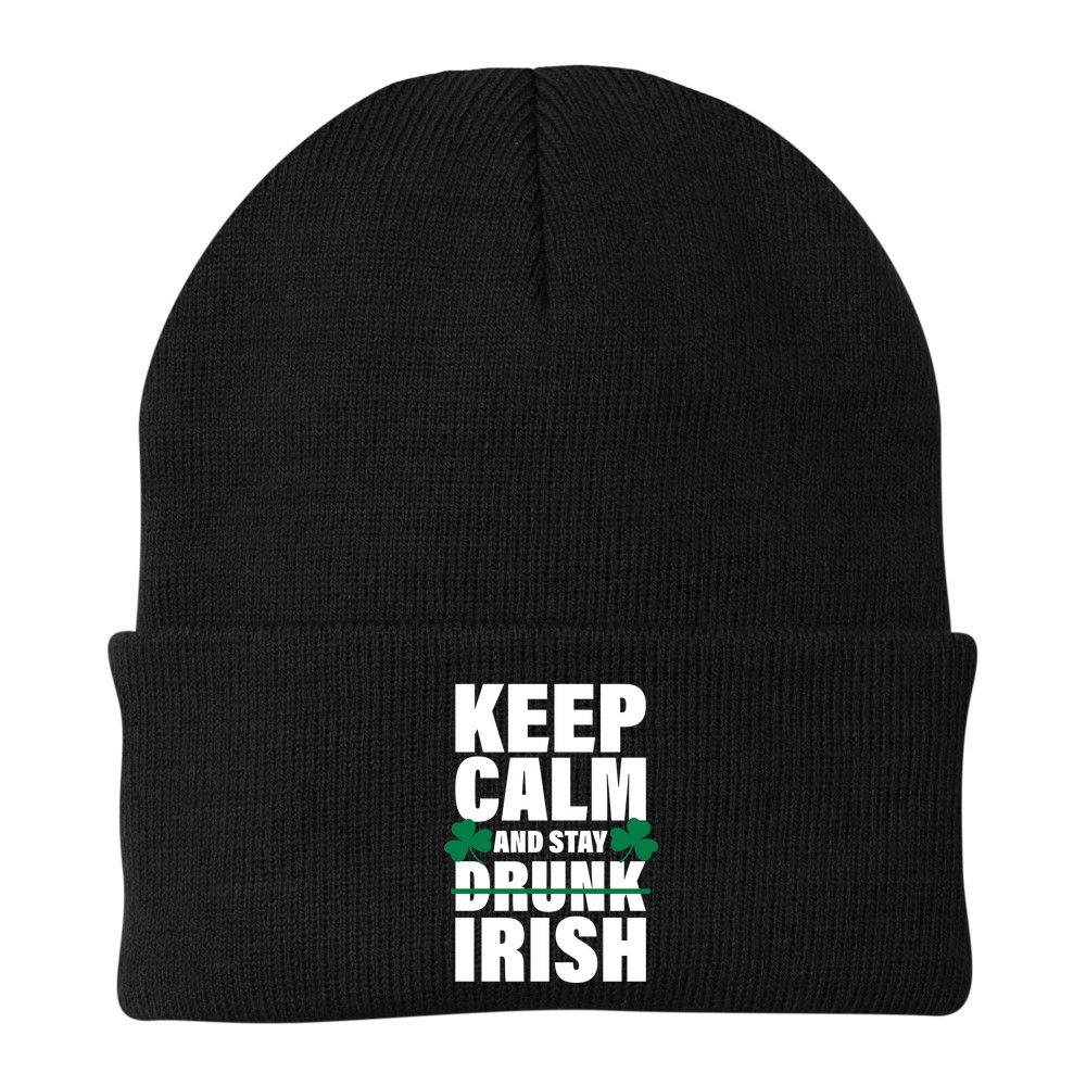 Keep Calm And Stay Irish Beanie