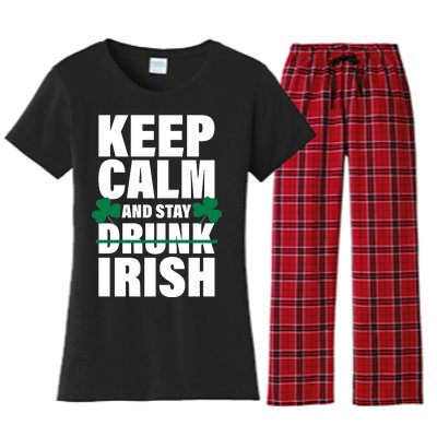 Keep Calm And Stay Irish Women's Flannel Pajama Set