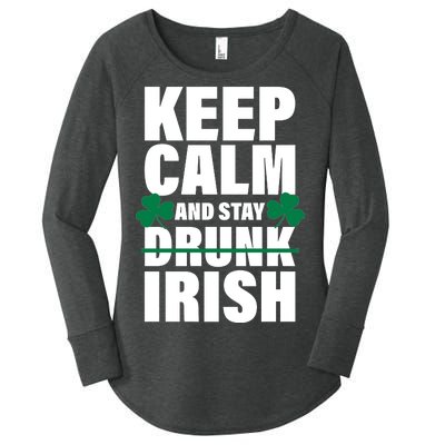 Keep Calm And Stay Irish Women's Perfect Tri Tunic Long Sleeve Shirt