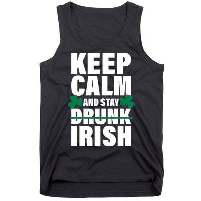 Keep Calm And Stay Irish Tank Top