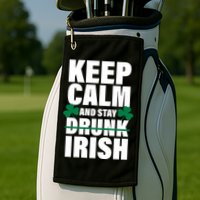Keep Calm And Stay Irish Golf Towel