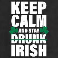 Keep Calm And Stay Irish Golf Towel