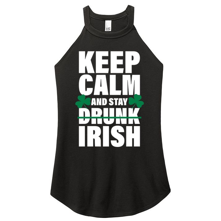 Keep Calm And Stay Irish Women's Perfect Tri Rocker Tank