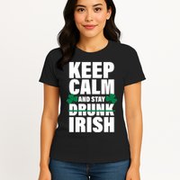 Keep Calm And Stay Irish Womens T-Shirt