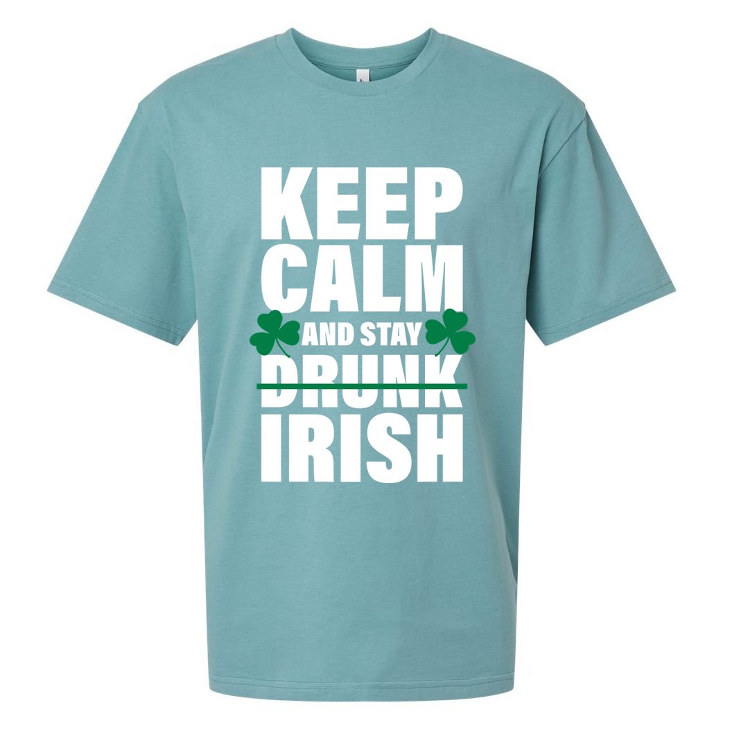 Keep Calm And Stay Irish Sueded Cloud Jersey T-Shirt