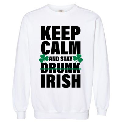 Keep Calm And Stay Irish Garment-Dyed Sweatshirt