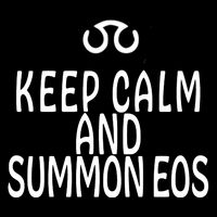 Keep Calm And Summon Eos FF14 Scholar Backpack