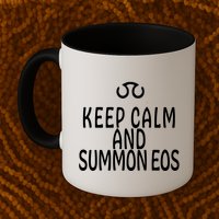 Keep Calm And Summon Eos FF14 Scholar Mug