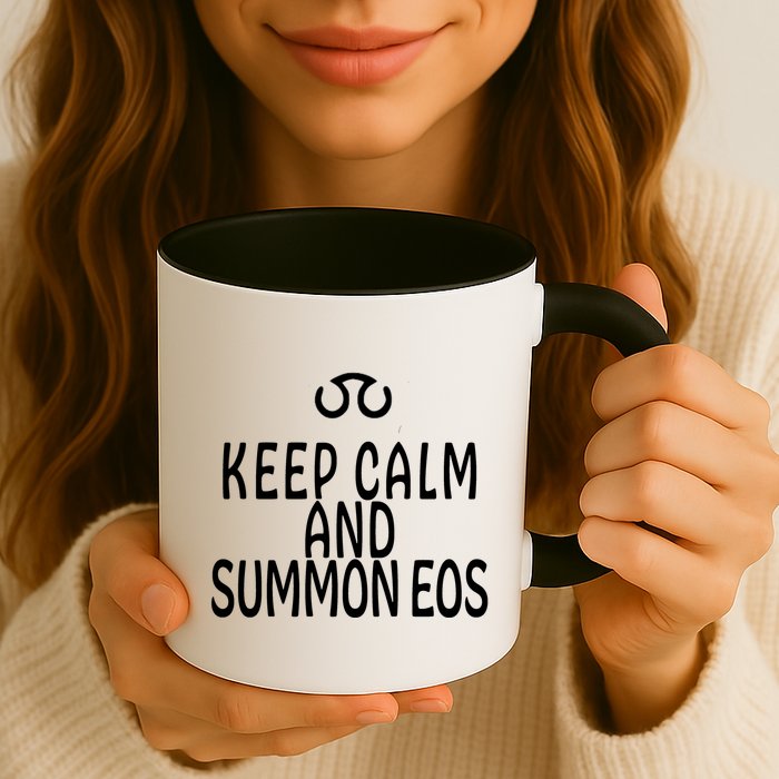 Keep Calm And Summon Eos FF14 Scholar Mug