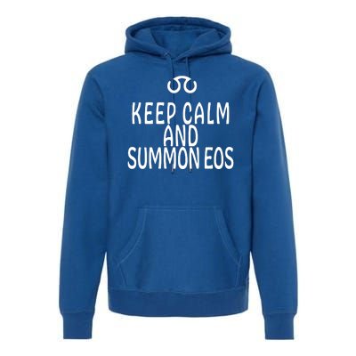 Keep Calm And Summon Eos FF14 Scholar Premium Hoodie