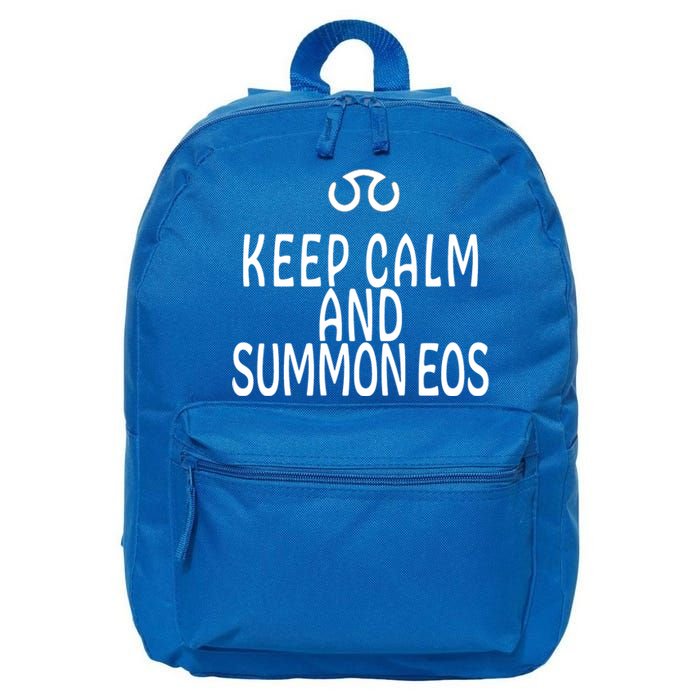 Keep Calm And Summon Eos FF14 Scholar 16 in Basic Backpack