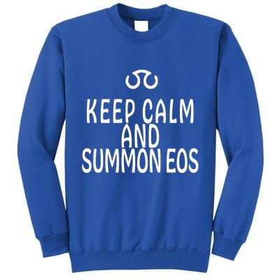 Keep Calm And Summon Eos FF14 Scholar Tall Sweatshirt