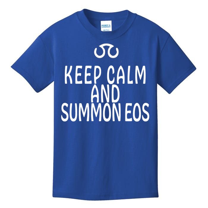 Keep Calm And Summon Eos FF14 Scholar Kids T-Shirt