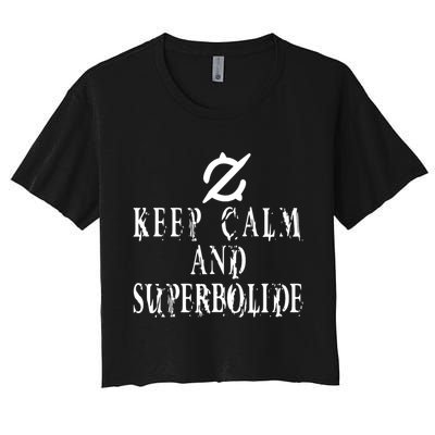 Keep Calm And Superbolide Gunbreaker FF14 Crop Top
