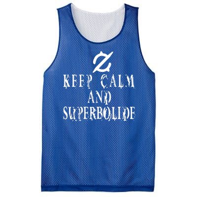 Keep Calm And Superbolide Gunbreaker FF14 Mesh Reversible Basketball Jersey Tank