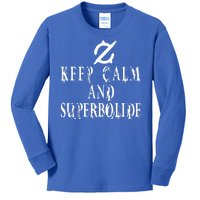 Keep Calm And Superbolide Gunbreaker FF14 Kids Long Sleeve Shirt