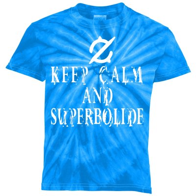 Keep Calm And Superbolide Gunbreaker FF14 Kids Tie-Dye T-Shirt