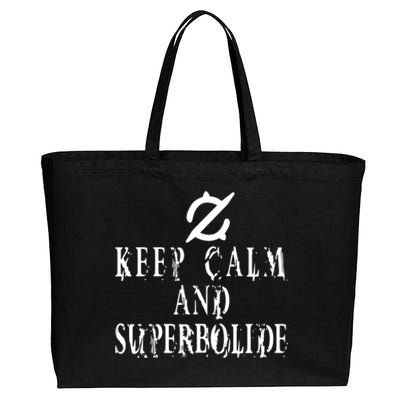 Keep Calm And Superbolide Gunbreaker FF14 Cotton Canvas Jumbo Tote