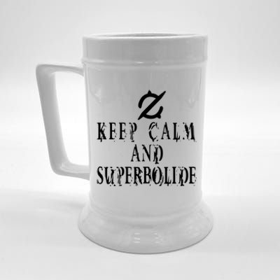 Keep Calm And Superbolide Gunbreaker FF14 Beer Stein