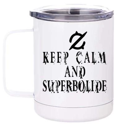 Keep Calm And Superbolide Gunbreaker FF14 12 oz Stainless Steel Tumbler Cup