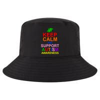 Keep Calm And Support Autism Awareness Cool Comfort Performance Bucket Hat