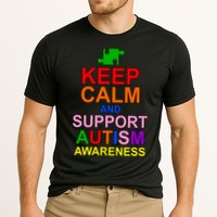 Keep Calm And Support Autism Awareness Performance Shirt
