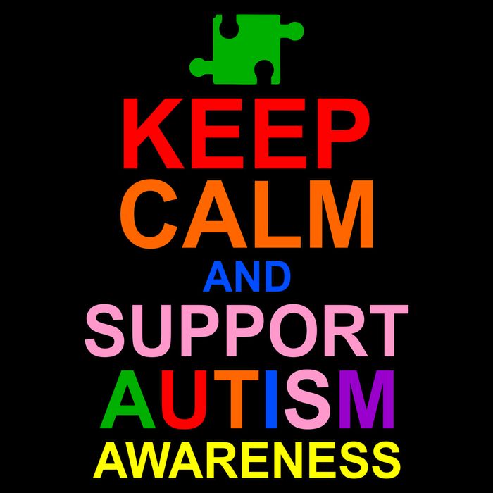 Keep Calm And Support Autism Awareness Backpack