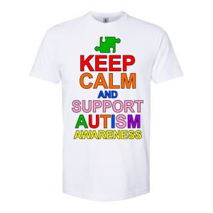 Keep Calm And Support Autism Awareness Softstyle CVC T-Shirt