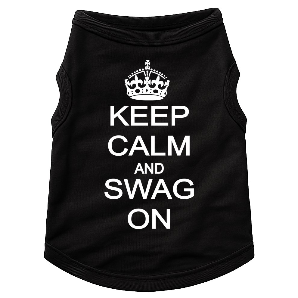 Keep Calm And Swag On Doggie Tank
