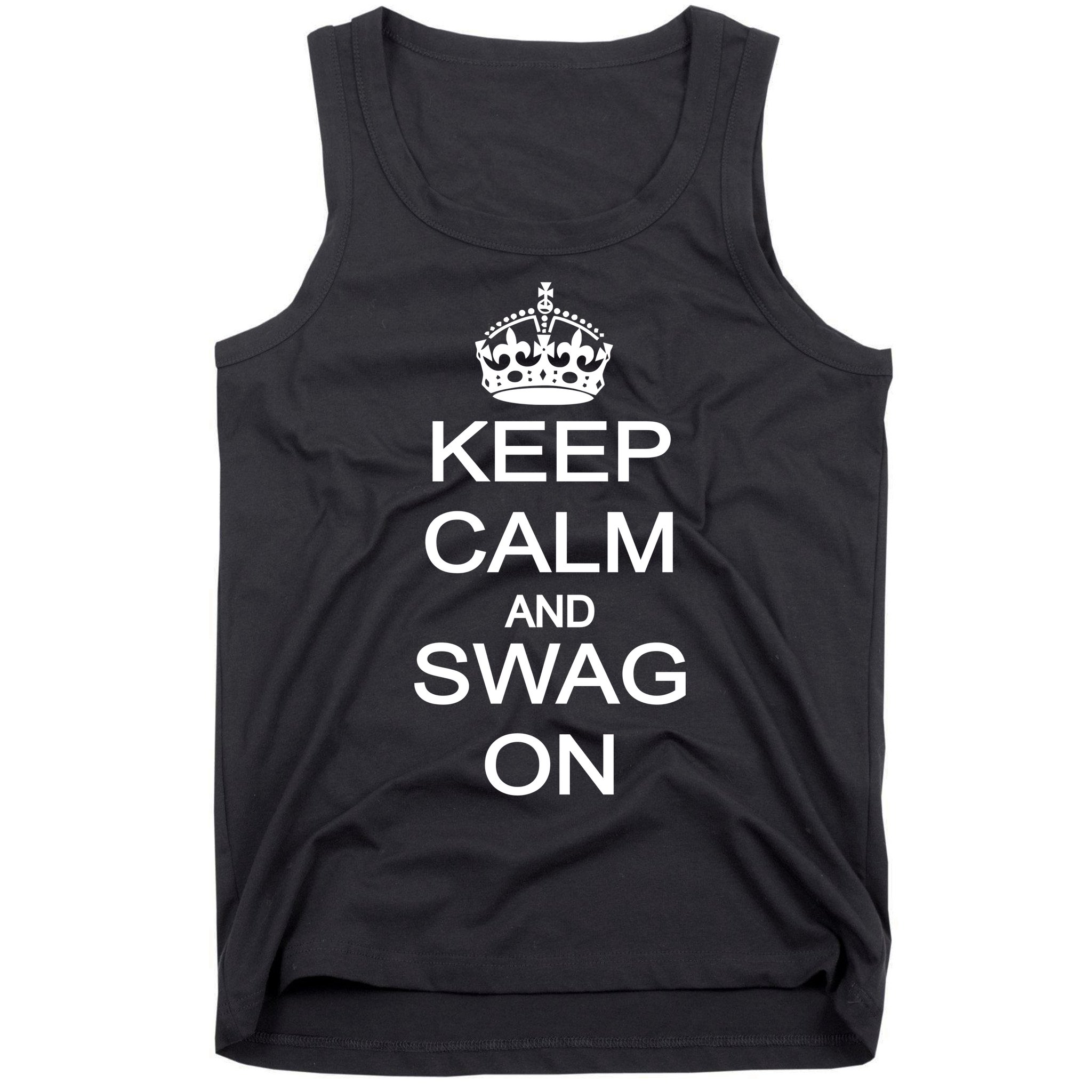 Keep Calm And Swag On Tank Top