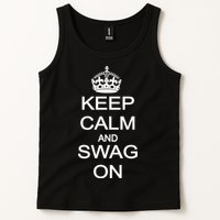Keep Calm And Swag On Tank Top