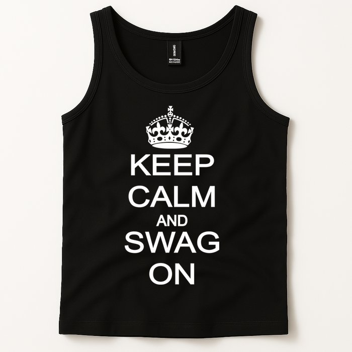 Keep Calm And Swag On Tank Top