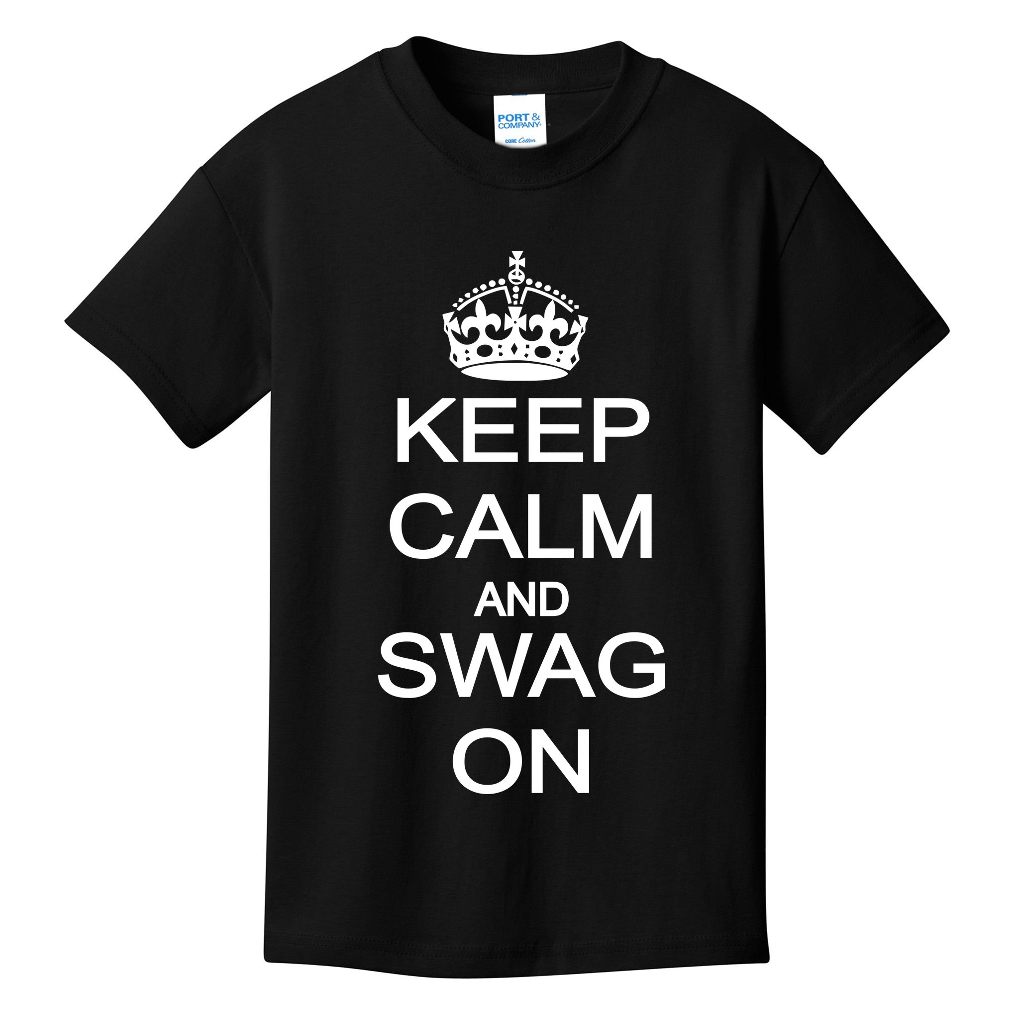 Keep Calm And Swag On Kids T-Shirt