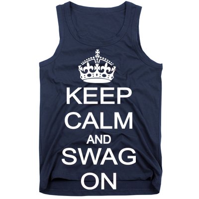 Keep Calm And Swag On Tank Top