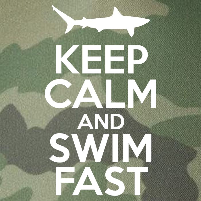 Keep Calm And Swim Fast Legacy Tie Dye Trucker Hat
