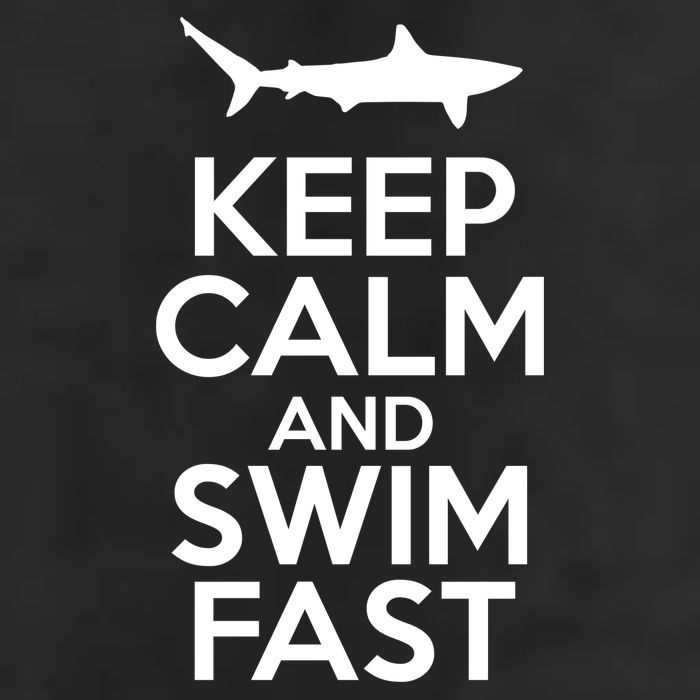 Keep Calm And Swim Fast Golf Towel