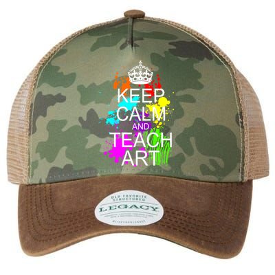 Keep Calm And Teach Art Legacy Tie Dye Trucker Hat