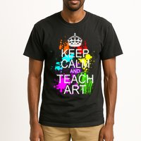 Keep Calm And Teach Art Tall T-Shirt