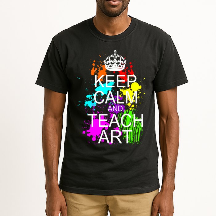 Keep Calm And Teach Art Tall T-Shirt