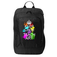 Keep Calm And Teach Art City Backpack