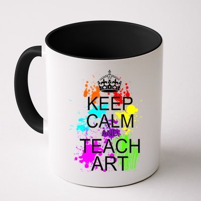 Keep Calm And Teach Art Mug