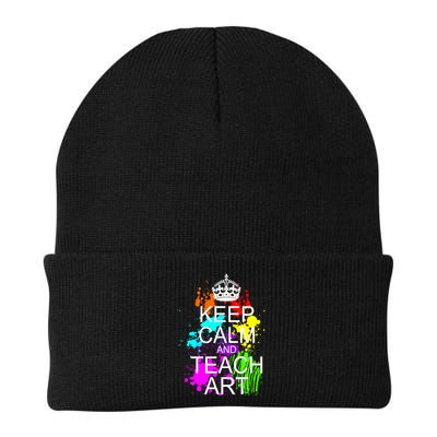 Keep Calm And Teach Art Beanie