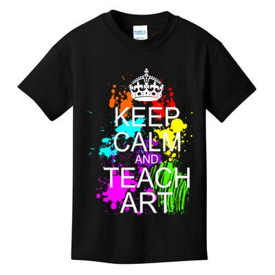 Keep Calm And Teach Art Kids T-Shirt